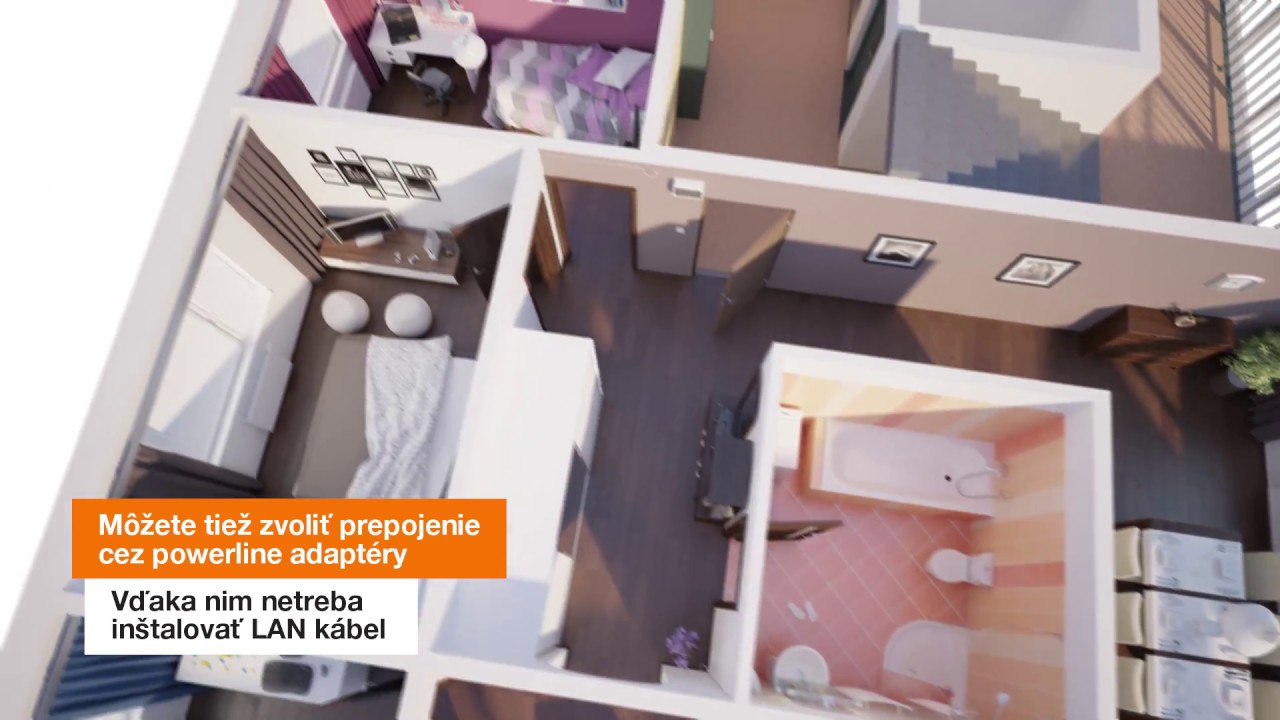 Zapojenie Orange optiky u vás doma