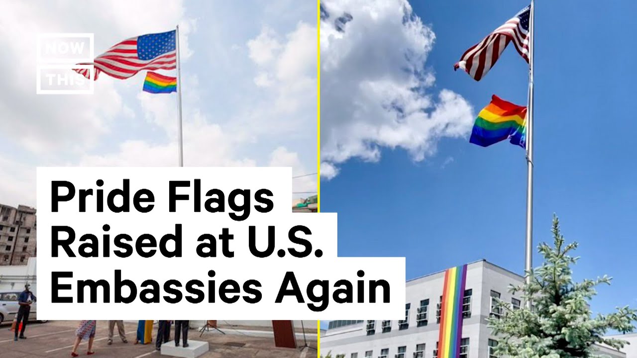 Pride Flags Fly at U.S. Embassies Around the World