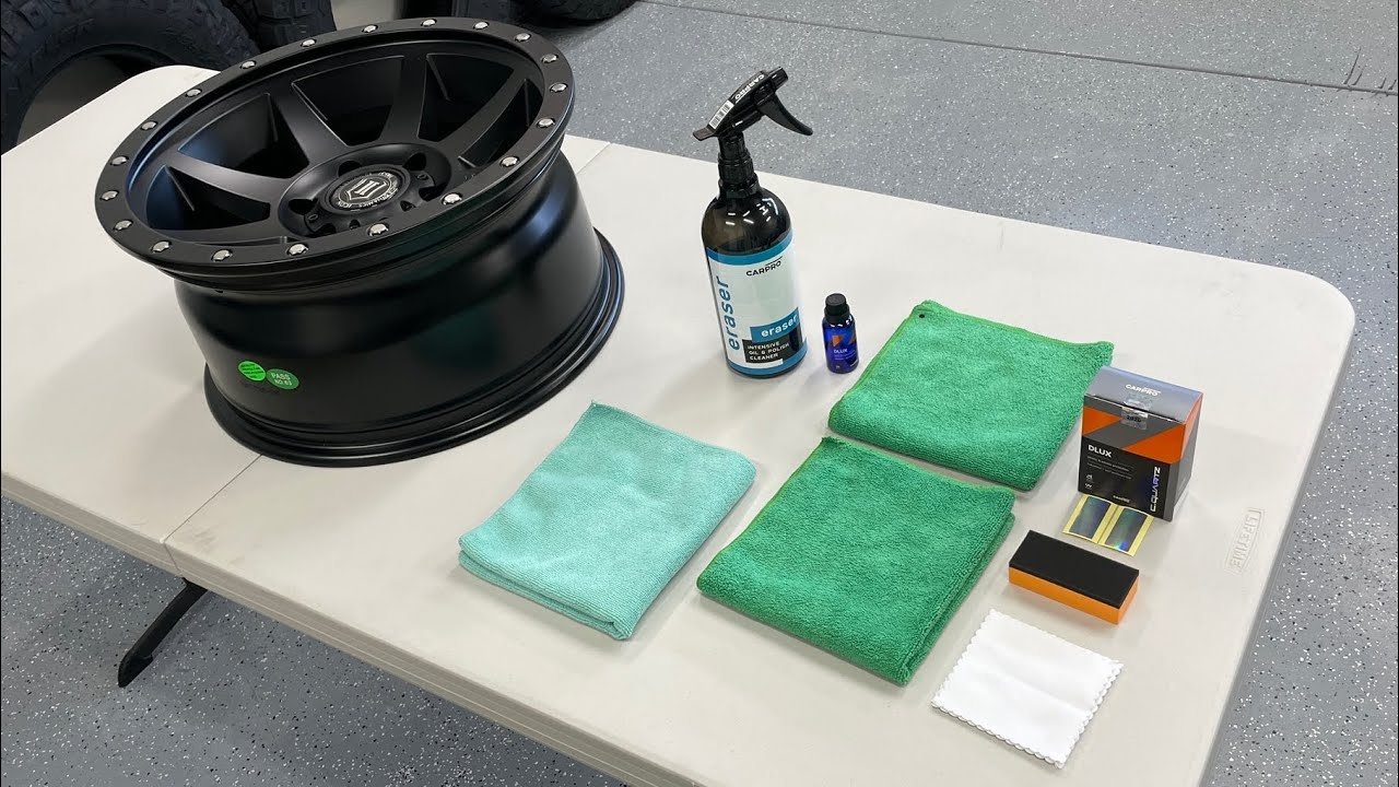 CarPro DLUX - Plastic and Wheel Coating - Product Application - E11