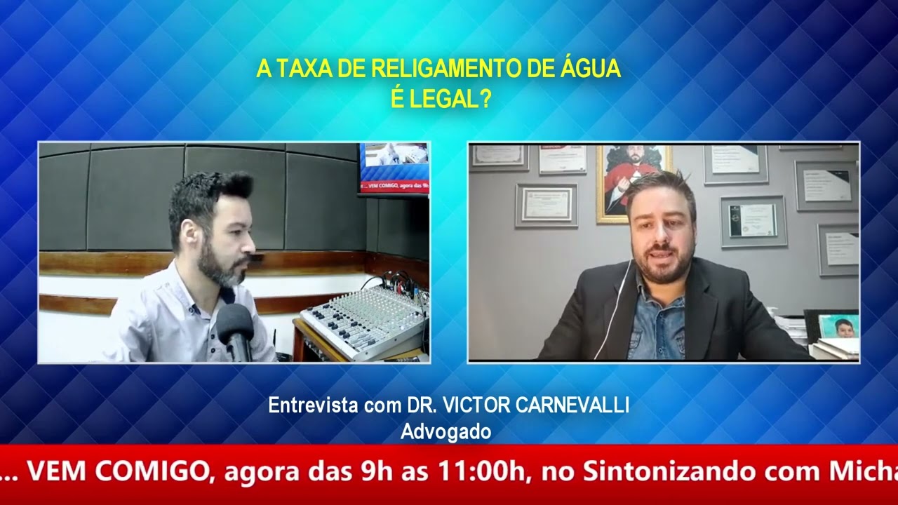 É LEGAL A COBRANÇA DA TAXA DE RELIGAMENTO DE AGUA?