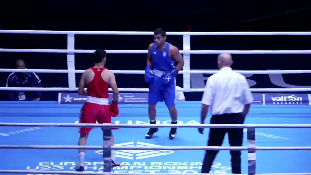 Artur Kuzmenko (UKR) vs. Adrian Warwar (ISR) European U23 Championships 2025 (65kg)
