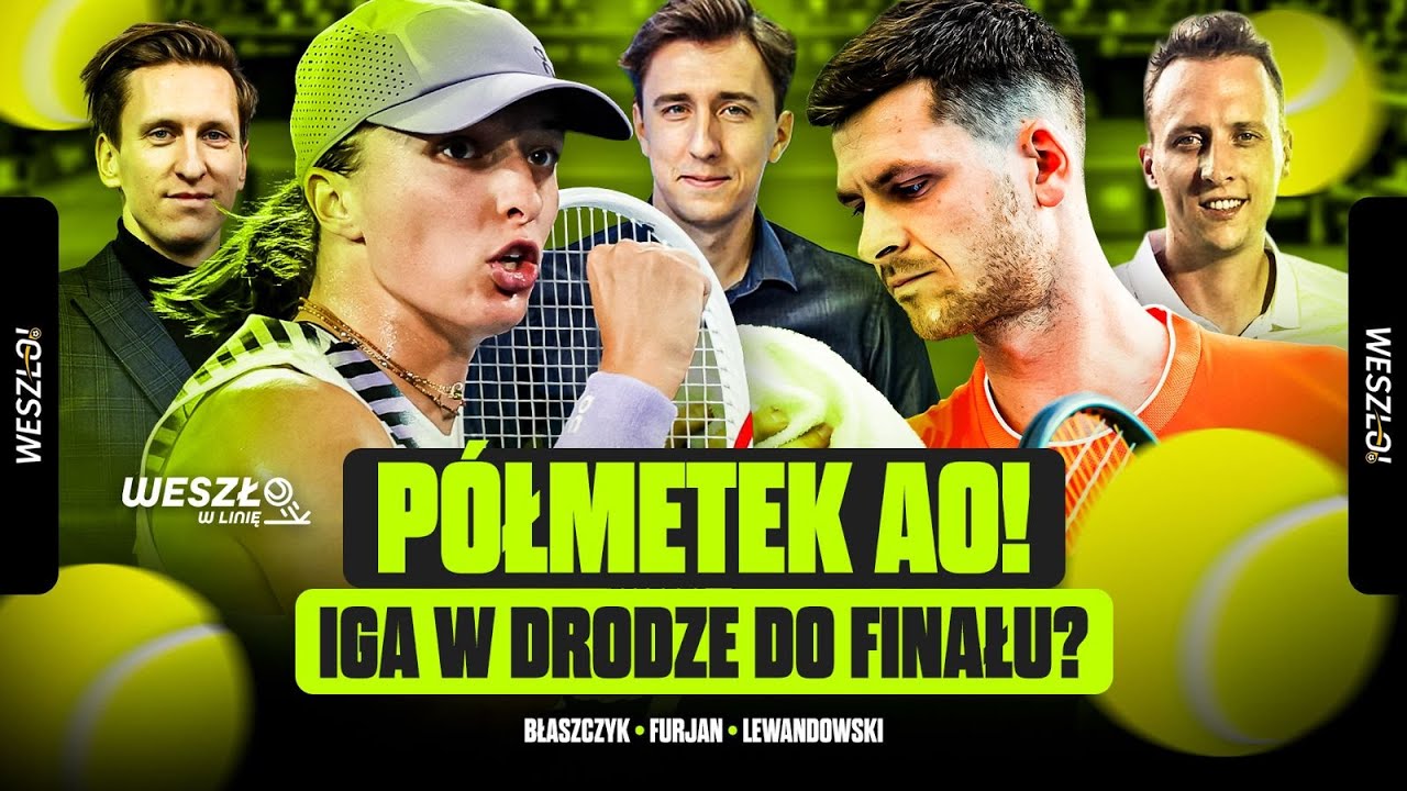 ŚWIĄTEK GONI PO WYGRANĄ W AUSTRALIAN OPEN?! OCENIAMY GRĘ POLAKÓW | WESZŁO W LINĘ LIVE