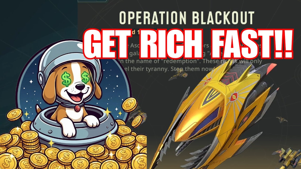 HOW TO GET MILLIONS OF COINS! Operation Blackout Gold Farming Guide 💰| Foundation: Galactic Frontier