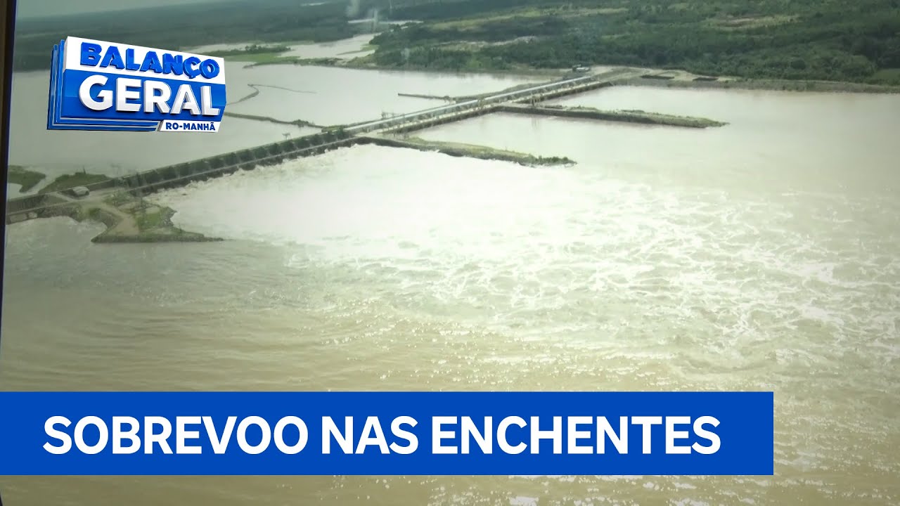 Governador sobrevoa áreas alagadas em Porto Velho