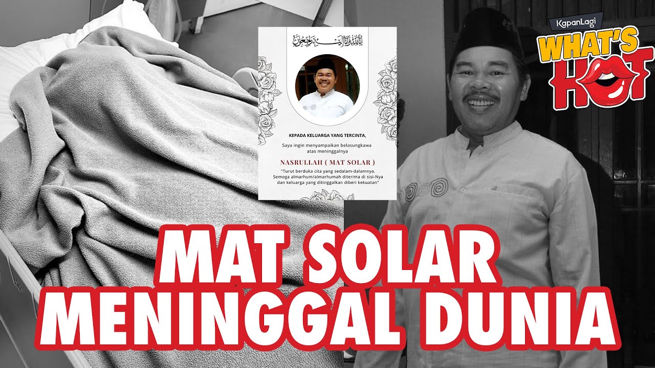 [BREAKING NEWS] Mat Solar Bajaj Bajuri Meninggal Dunia, Dimakamkan Di TPU Haji Daiman Ciputat