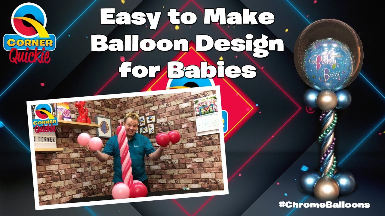 Q Corner Quickie - Easy to Make - Balloon Design for Babies