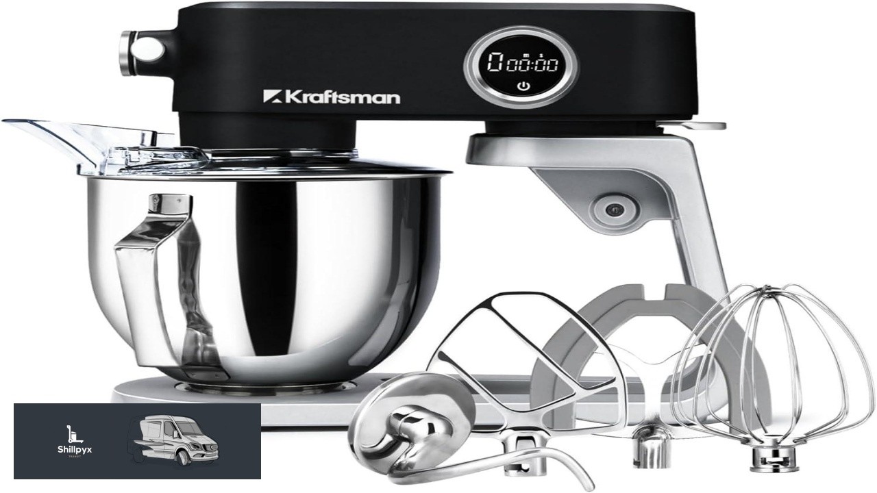 Stand Mixer All Metal Heavy Duty Kitchen Standing Mixer 5.3 Quart