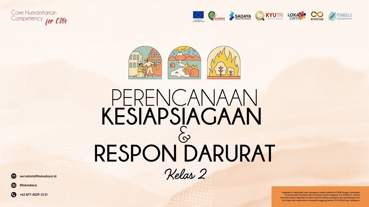 E3 Kelas 2 MSD berbasis Kompetensi Humanitarian - Perencanaan Kesiapsiagaan dan Respon Darurat