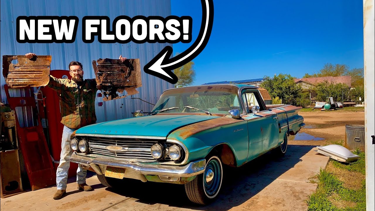 Floor pans made from SCRATCH for a 1960 El Camino !