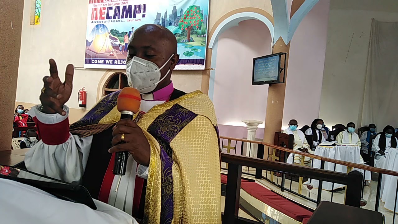 Rt. Rev. Dr. Julius Wanyoike. Sermon during confirmation service