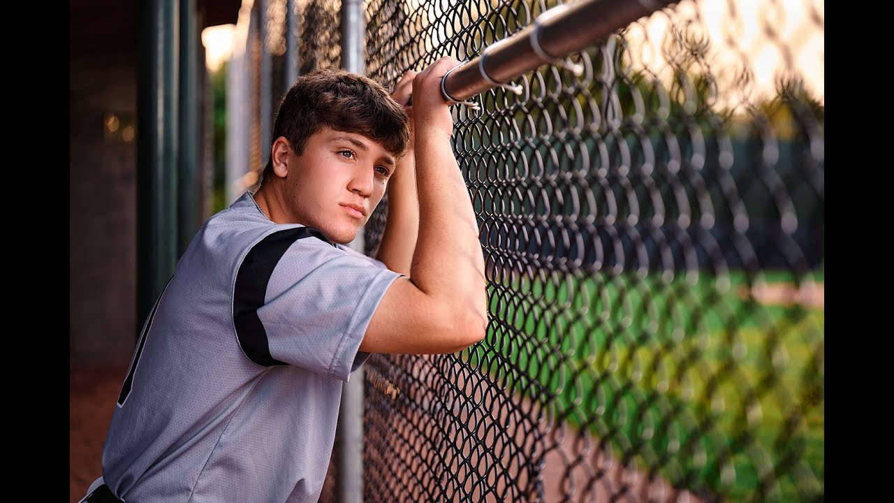 Album with Senior Pictures for Colin Elias, a baseball player