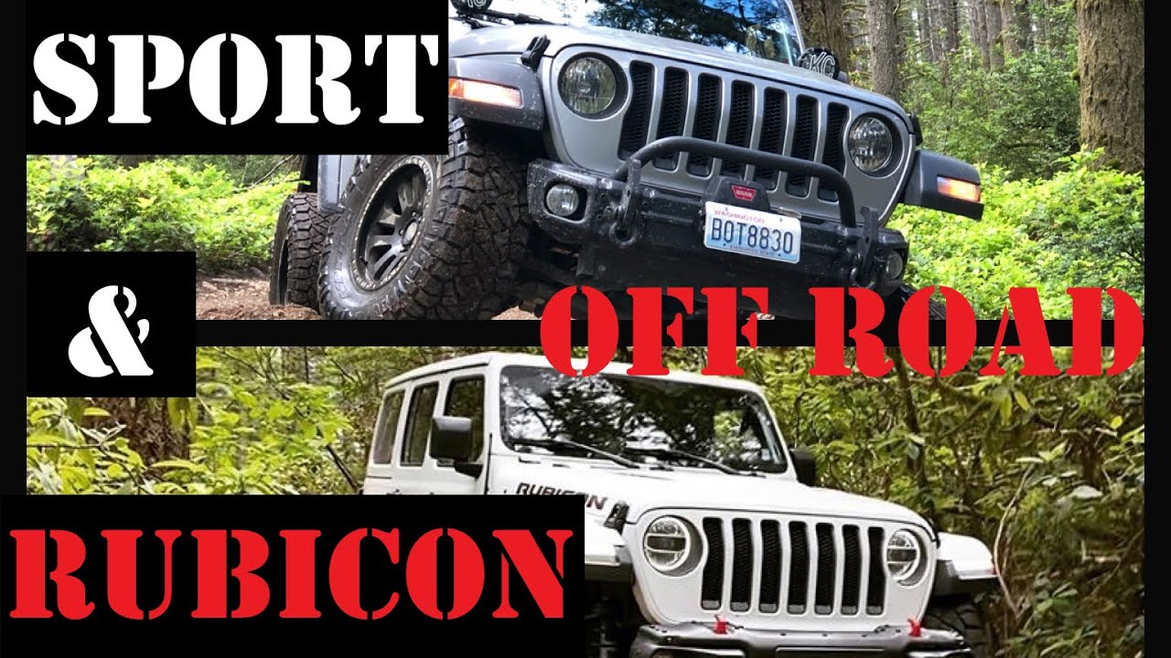 JL Wrangler Sport и новый Rubicon Off-Road — Tahuya OHV Park, штат Вашингтон