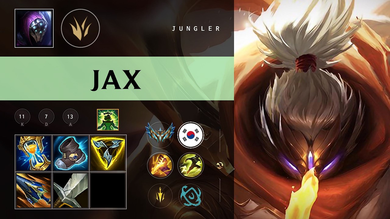 Jax Jungle vs Xin Zhao - KR Challenger Patch 26.09