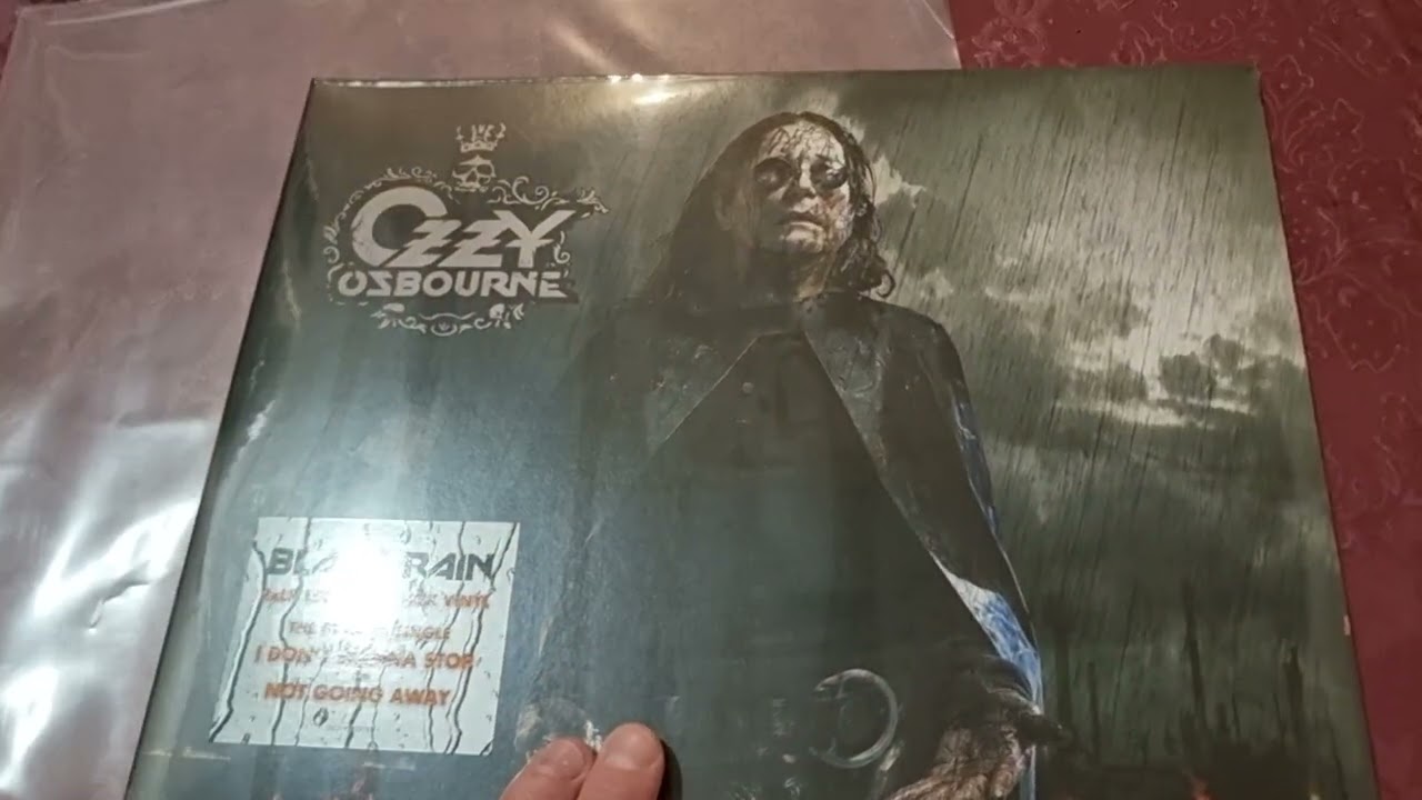 Ozzy Osbourne &ndash; Black Rain ORIGINAL LP Vinyl + CD огляд, розпаковка. R.I.P.