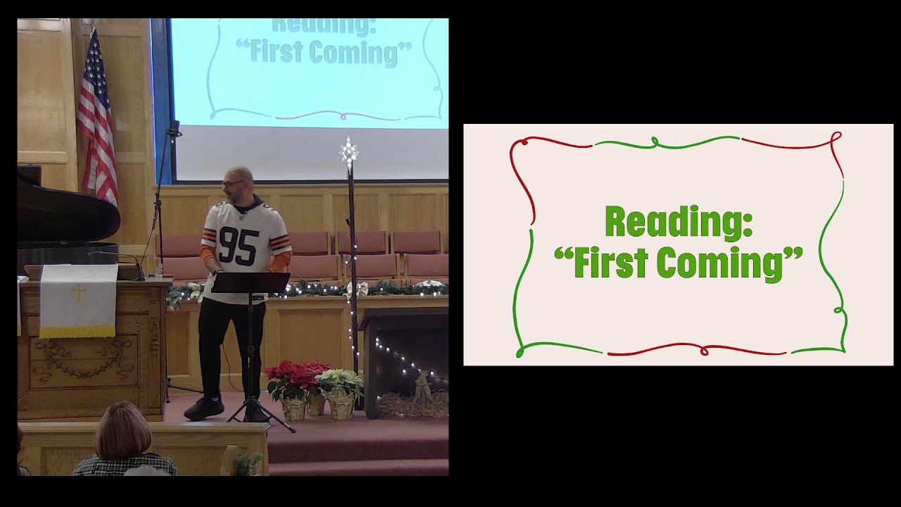 "First Coming, Christmas Carol Service" December 28th, 2025