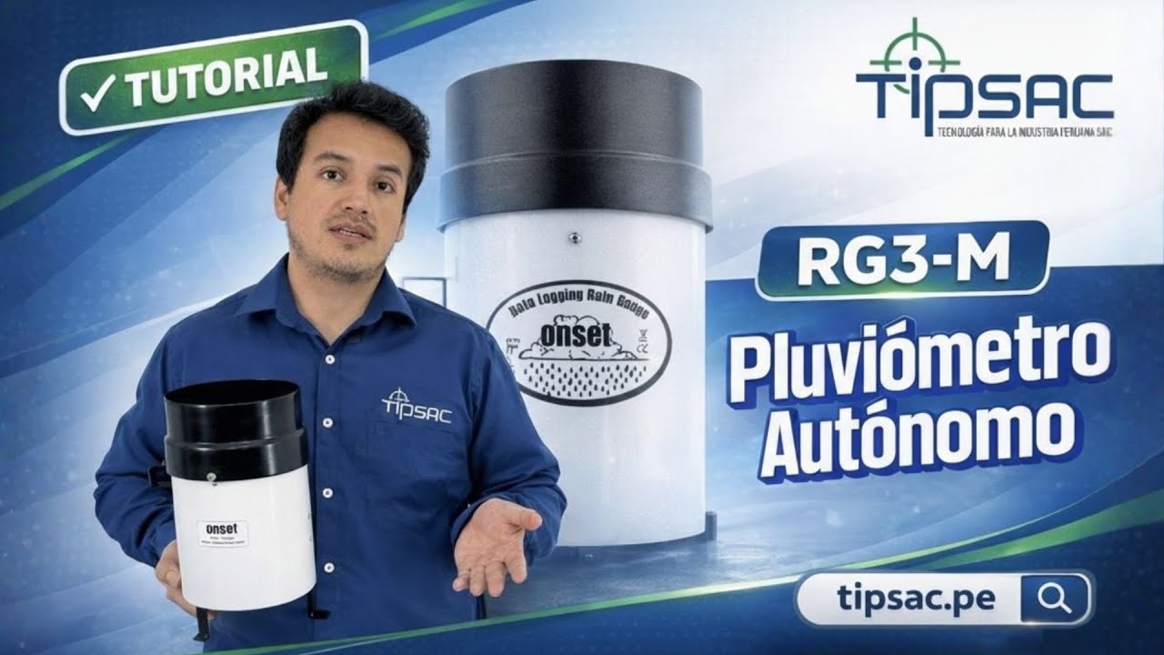¿Cómo funciona el Pluviómetro Autónomo RG3-M? | TIPSAC
