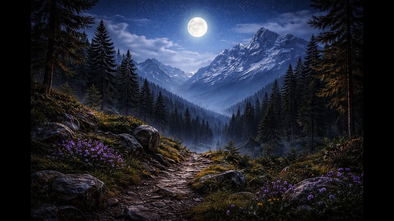 Fall Asleep in 5 Minutes 🌙 Calm Night Music for Deep Sleep
