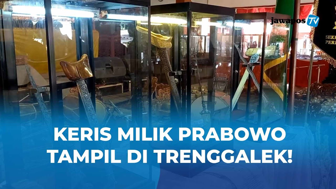 Keris Presiden Prabowo Dipajang di Pameran Keris Nasional