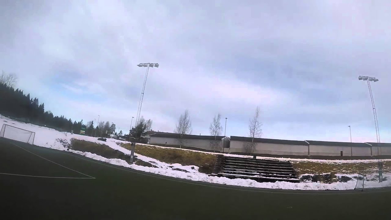 ImmersionRC Vortex 250 Pro at the football field