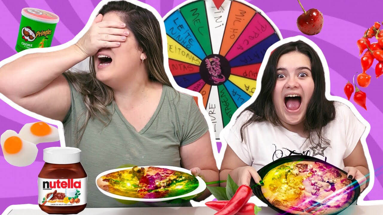 ROLETA MISTERIOSA DE PIZZA!!! PIZZA CHALLENGE