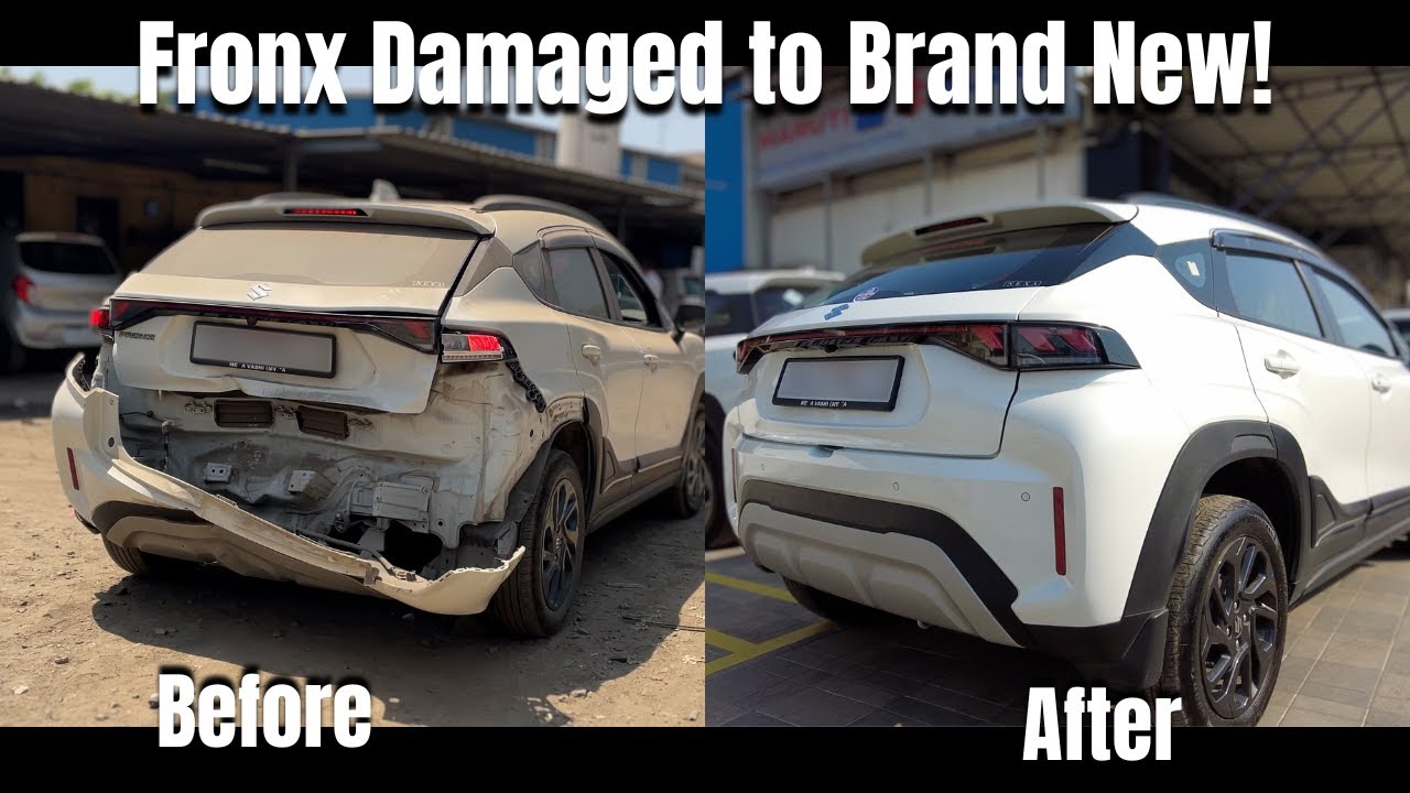 Fronx Accident Repair Transformation | Front & Rear Damage Fully Restored! #saiautomobilesjasai