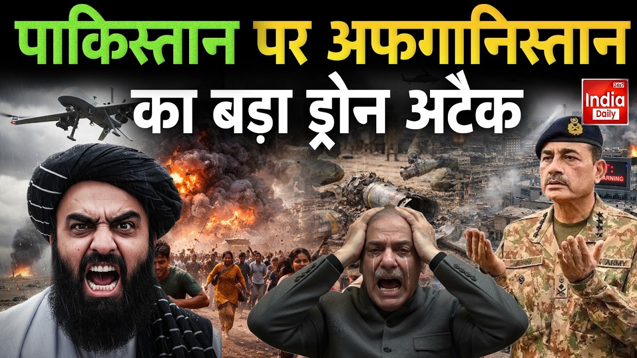 Afghanistan Pakistan War: पाकिस्तान के हमजा मिलिट्री सेंटर पर अफगानिस्तान का ड्रोन हमला | Air Strike