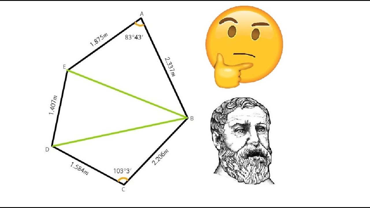 Área de un Polígono Irregular || Formula de Herón