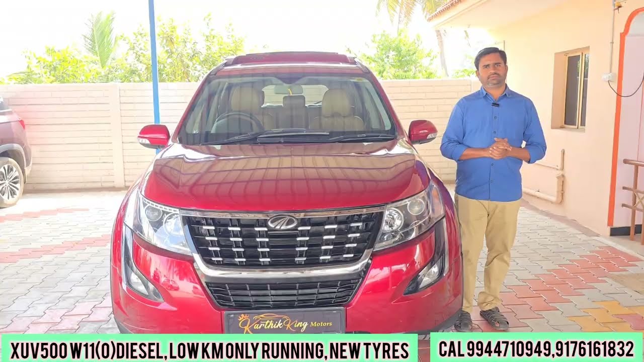MAHINDRA XUV 500 W11(O), மிக மிக குறைந்த கிலோமீட்டர் ஓடிய தரமான XUV, சூப்பரான விலையில்,4புது டயர்கள்
