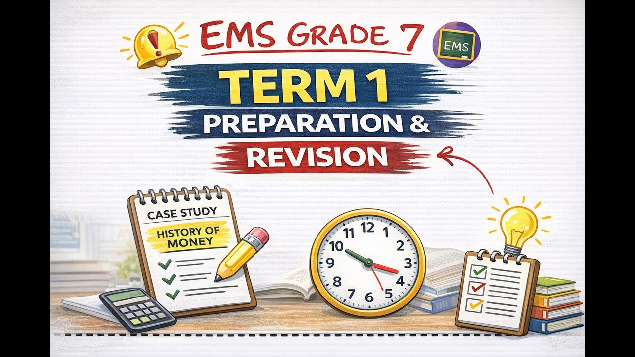 EMS Grade 7 TERM 1 Preparation - March Test @mathszoneafricanmotives