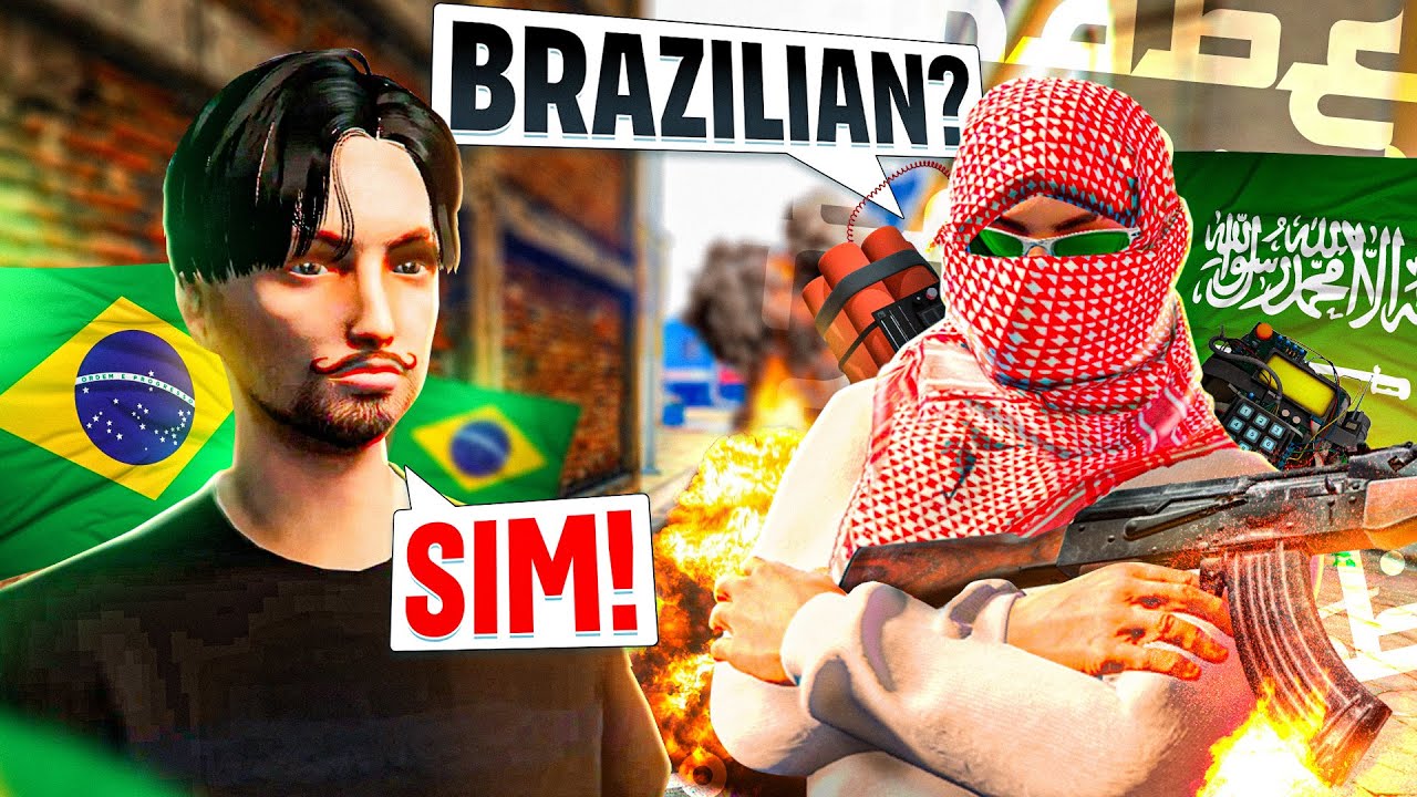 DERRUBANDO SERVIDORES ÁRABE COM MOD MENU NO GTA RP KKKKK - ECLYPSE MENU