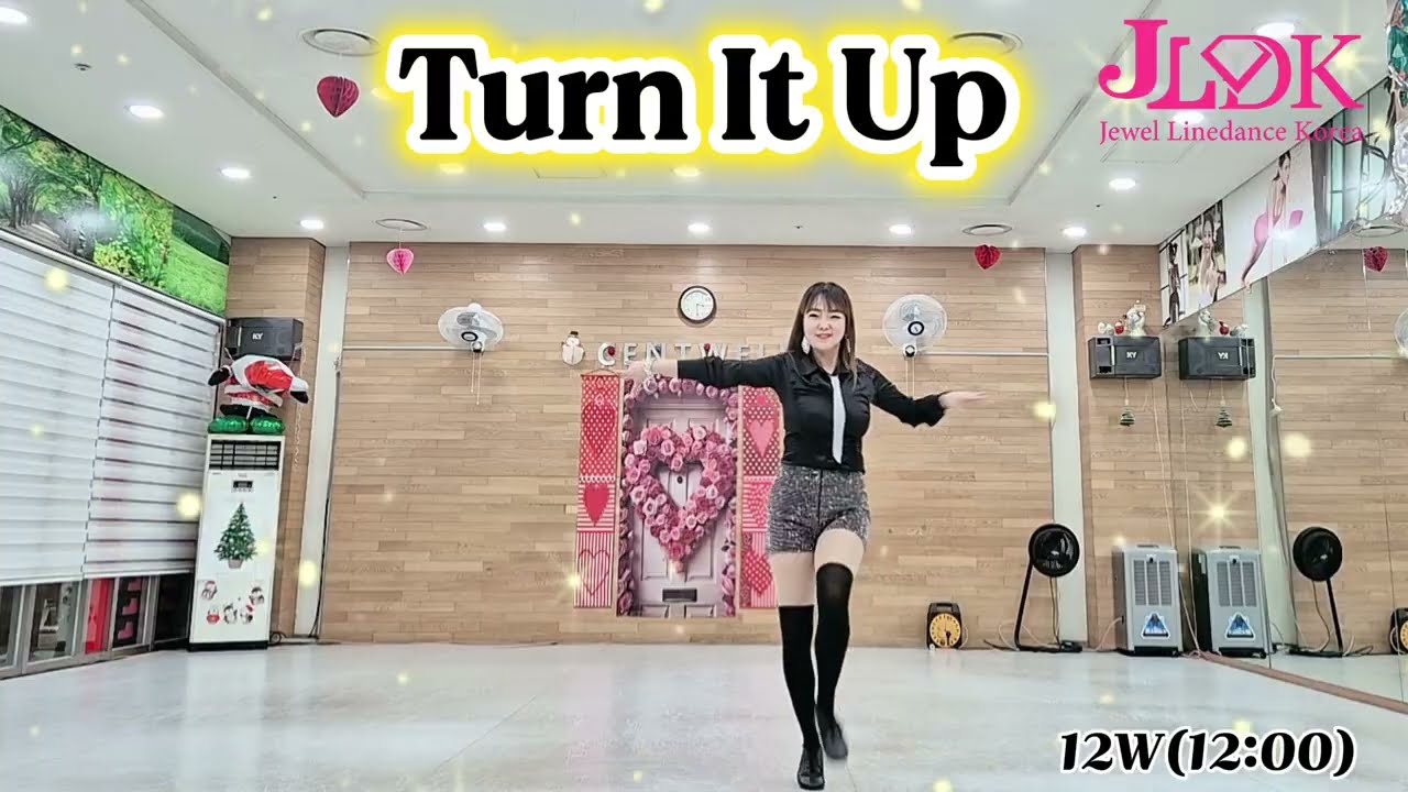 [초중급]#Turn It Up Linedance#관악지부#Improver #턴잇업 라인댄스#Bruno Mars#쥬얼라인댄스코리아# 인영라인댄스#수업문의(010-3912-5135)