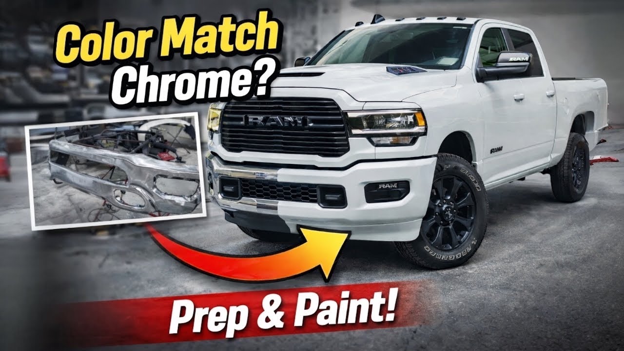 How to Paint a Truck's Chrome Bumper (So It Doesn't Peel)