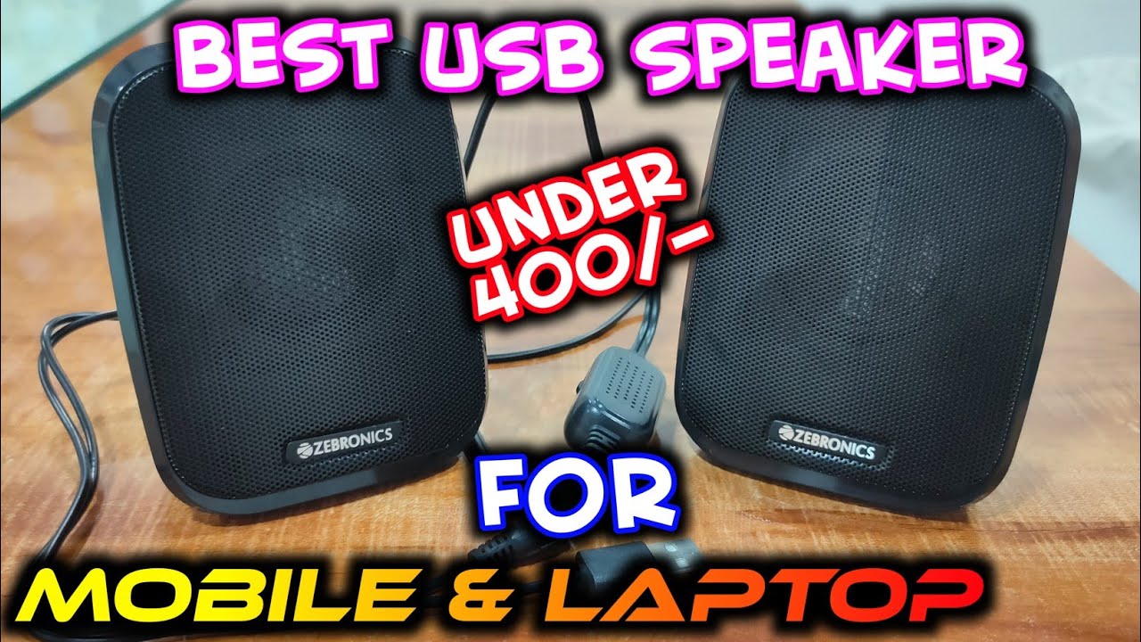 zebronics zeb fame 2.0 multimedia speaker review || best pc speakers under 400