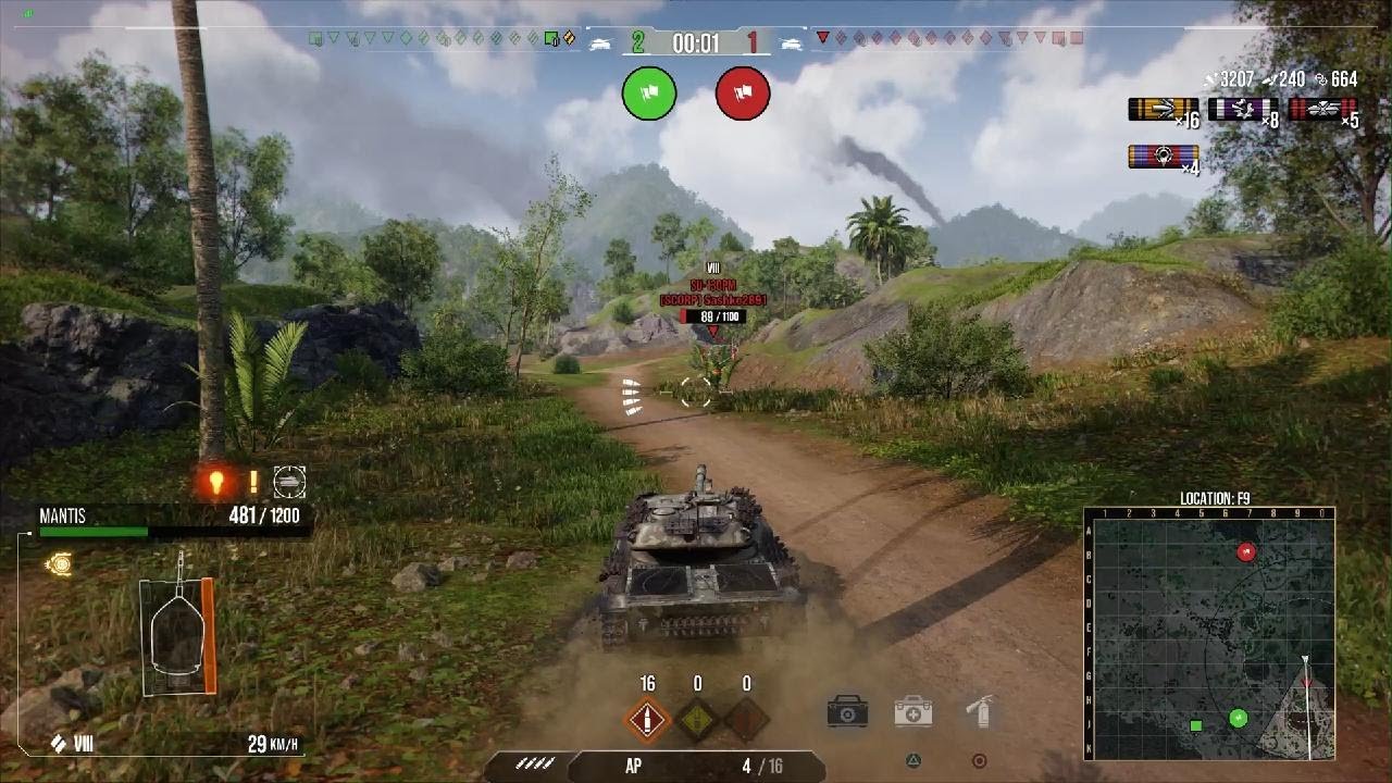 World of Tanks console The Mantis