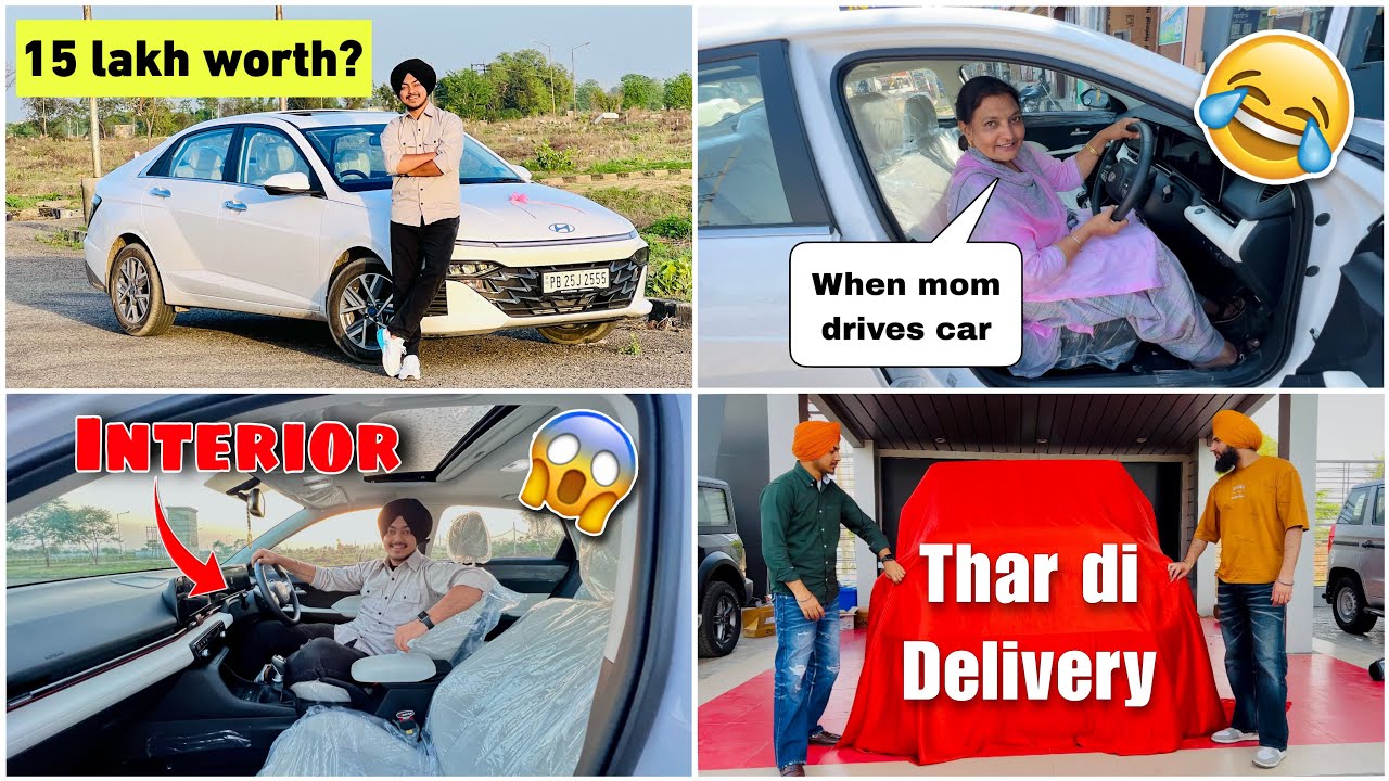 THAR DI DELIVERY REACTION 🔥| NEW VERNA DI PROBLEM 😱| INDERAMGHARIA