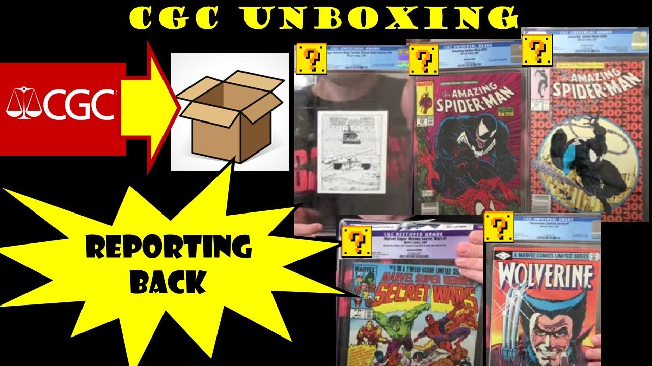 REPORTING BACK! Modern CGC comic book unboxing post clean and press Amazing spiderman 300 316 WOW