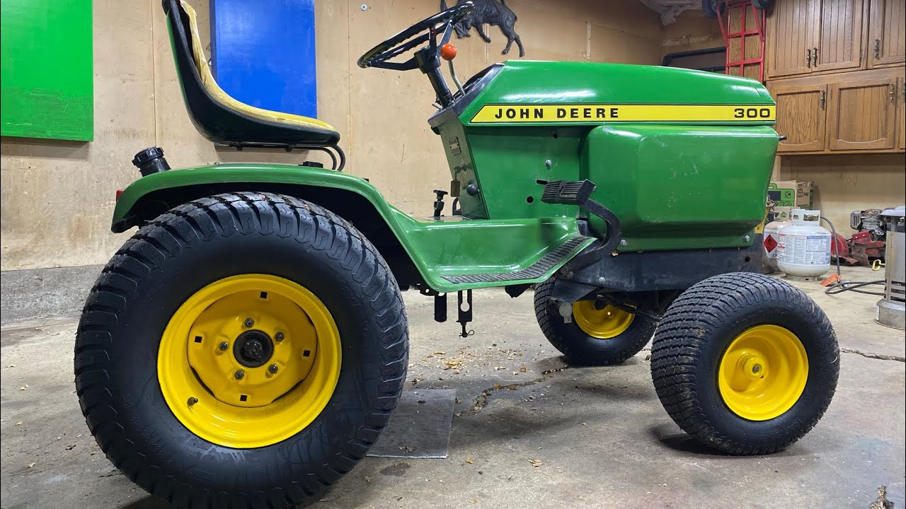 John Deere 300 Diesel engine conversion.  K341 to 10 HP diesel
