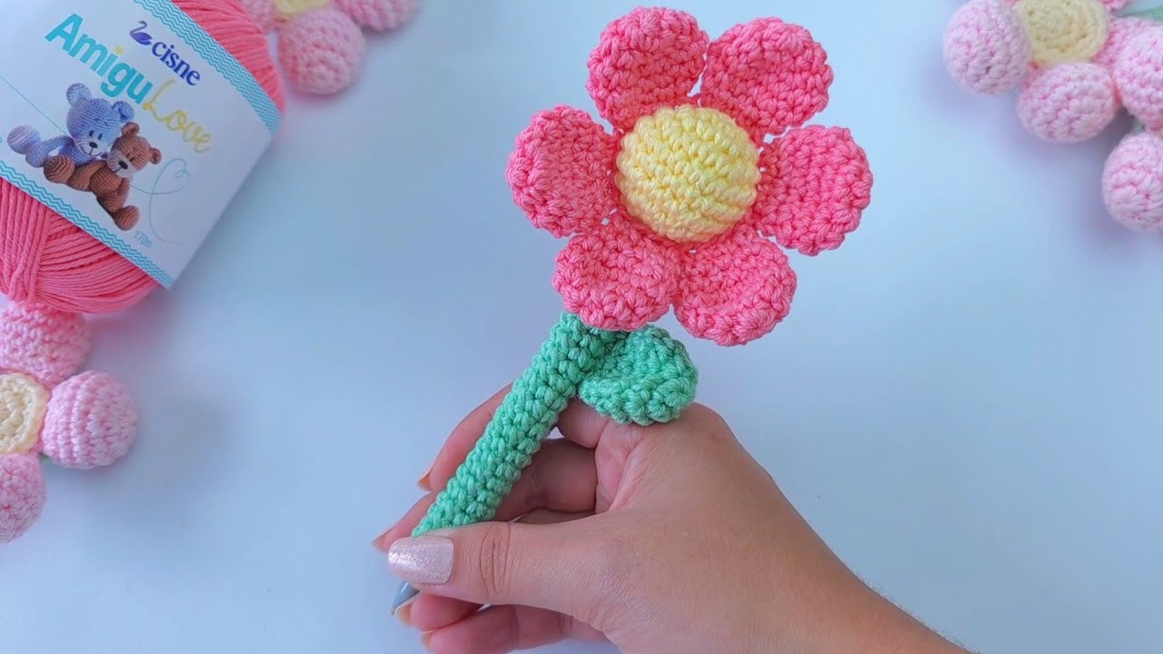 Passo a passo - Caneta flor #voltaasaulas #diy  🌸