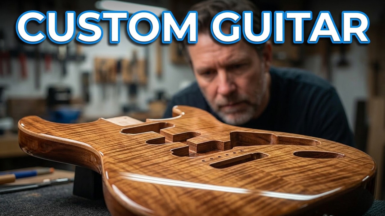 Designing Custom Guitars & Making Templates | Free Guitar Building Course
