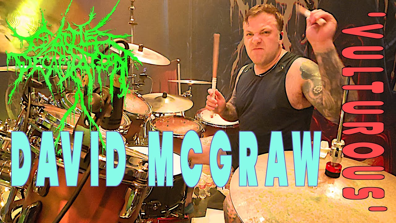 David McGraw - Cattle Decapitation - Vulturous (Drum Cam)