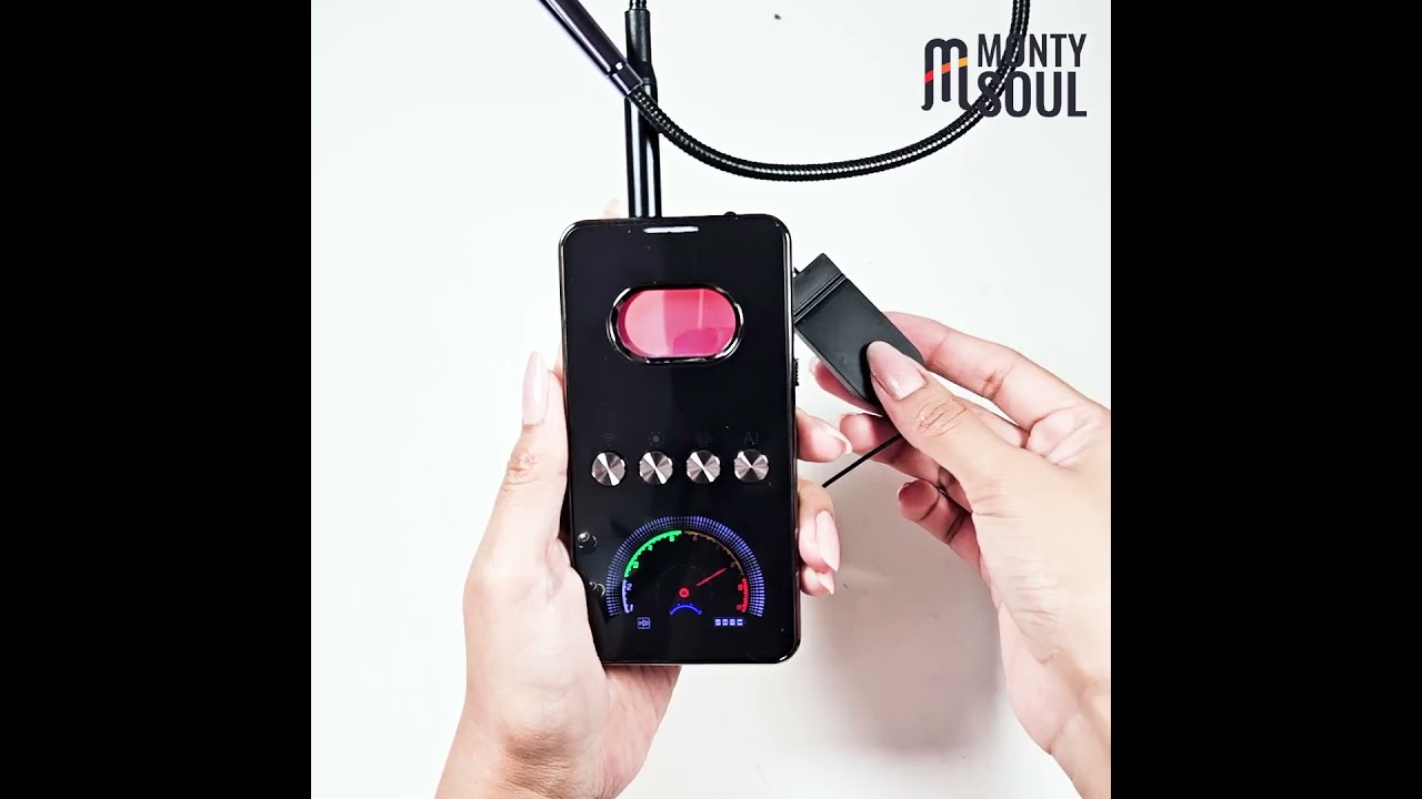 Rilevatore Per Microcamere, Microspie, Gps, Segnali Gsm/Wifi E Campi Elettromagnetici (S698)