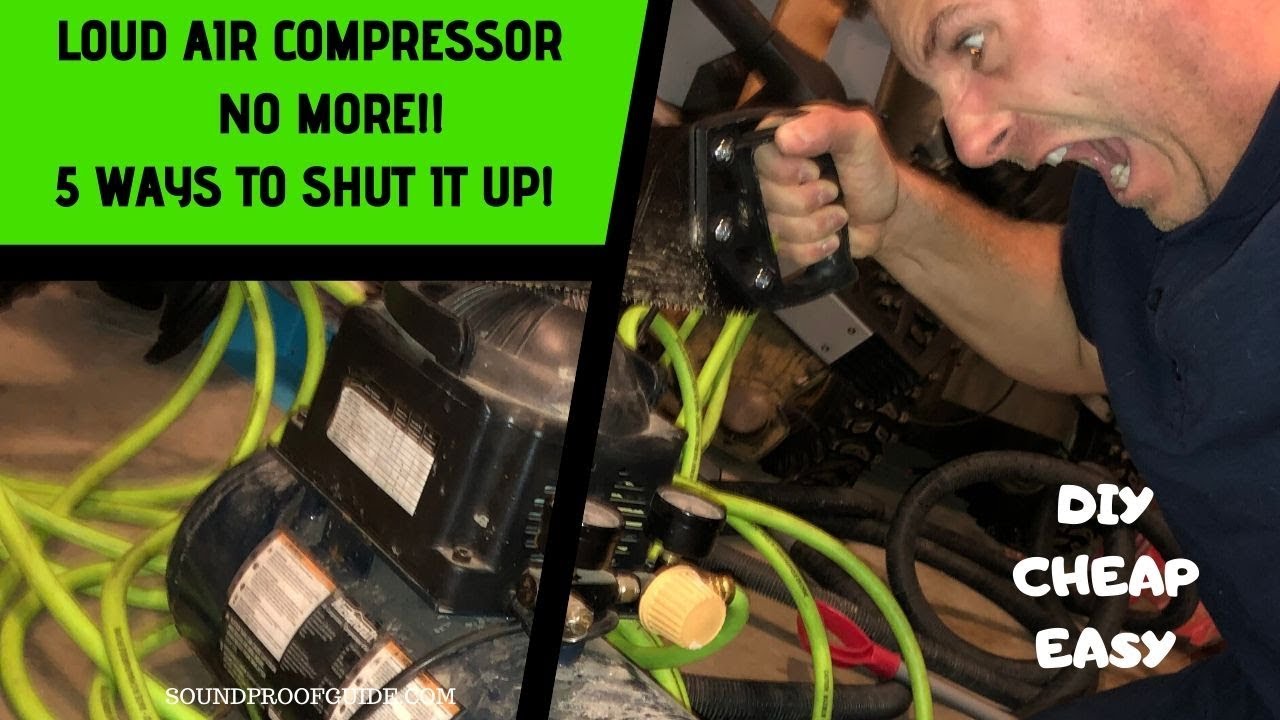 How to Make an Air Compressor Quieter - Easy DIY