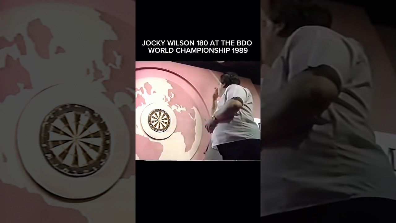 Jocky Wilson&rsquo;s 180 at the 1989 BDO World Championship! 🎯🔥#darts #bdo #180