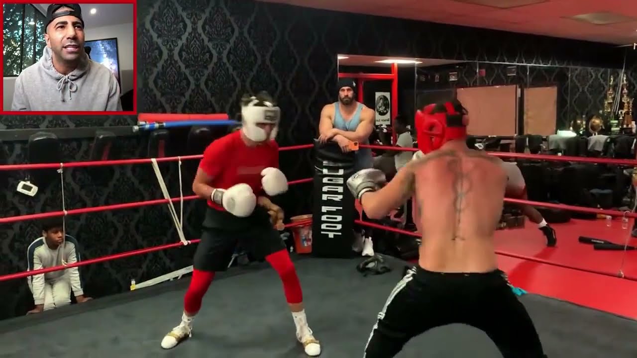 TAYLER HOLDER KNOCKS OUT OPPONENT IN SPARRING!  EXCLUSIVE CLIP VIA FOUSEY