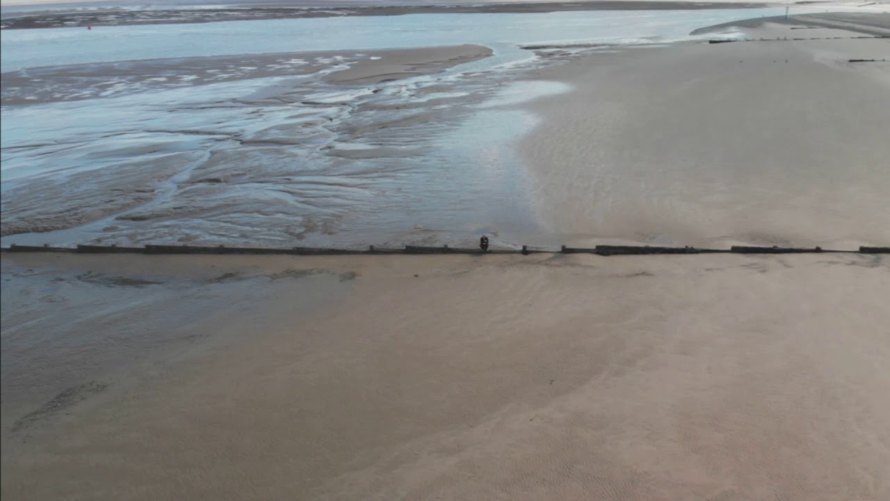 Fleetwood Beach at low tide