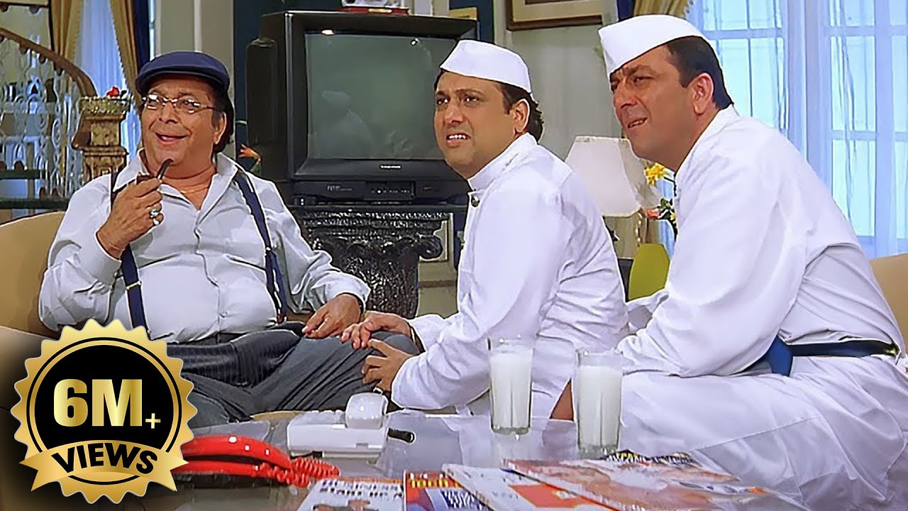 दूध पिलाके घर साफ़ करने वाले चोर - गोविंदा संजय दत्त - Ek Aur Ek Gyarah Movie - बॉलीवुड कॉमेडी