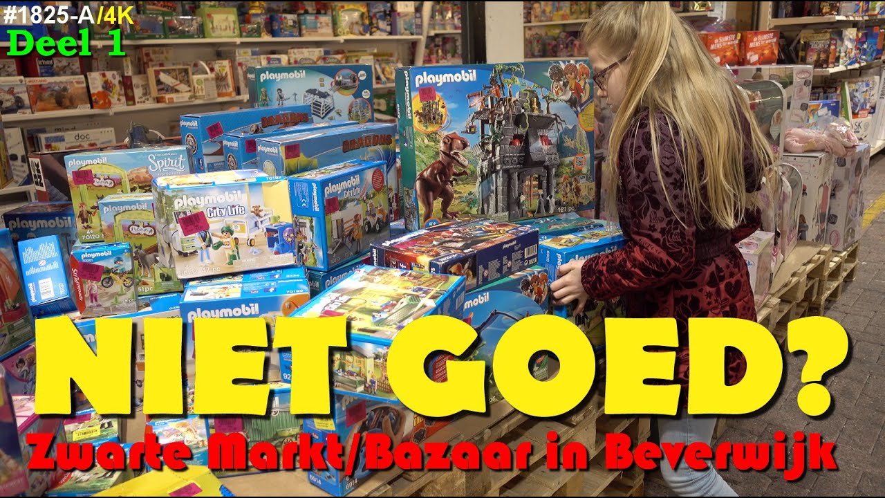 Wat is er met de ZWARTE MARKT in BEVERWIJK aan de hand. Gaan ze SLUITEN? | BAZAAR  #1825-A