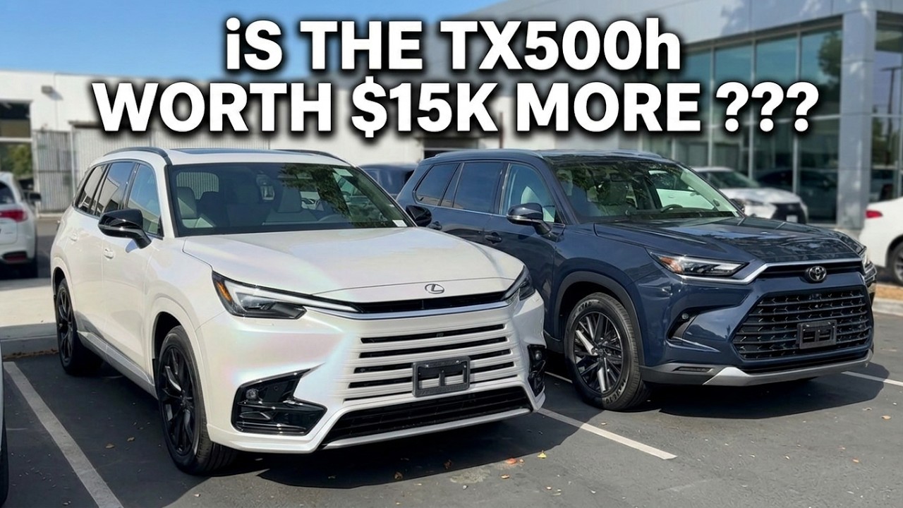 Lexus TX500h kontra Toyota Grand Highlander Hybrid Max: Nie kupuj, zanim tego nie zobaczysz