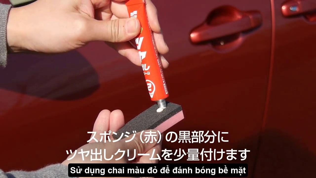 BỘ KEM LẤP VẾT XƯỚC V&Agrave; L&Agrave;M B&Oacute;NG SƠN XE SCRATCH CLEAR KIT W-60 SOFT99 JAPAN