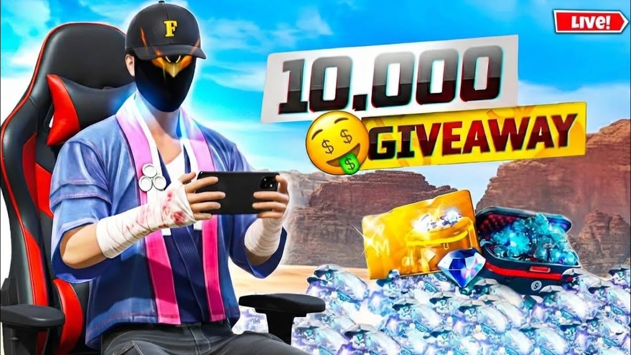 Free Fire 🔥 Live Diamond 💎 Giveaway 🎁✨🎁✨